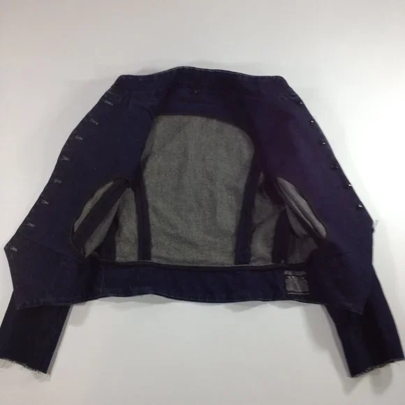 Ralph Lauren Sz 2 Black Label Blue Jean Jacket - Picture 2 of 11